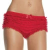 Leg Avenue Lace Ruffle Tanga Shorts Bra Sets