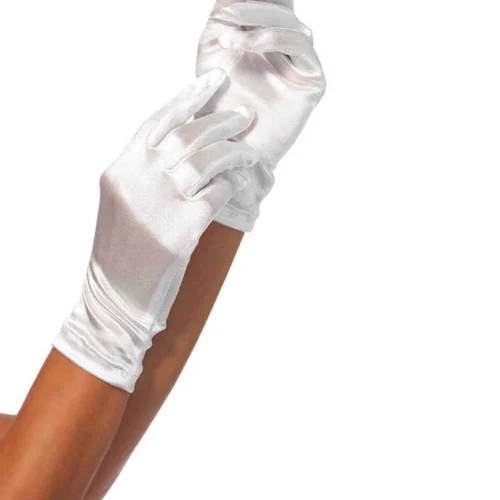 Leg Avenue Satin Wrist Length Gloves