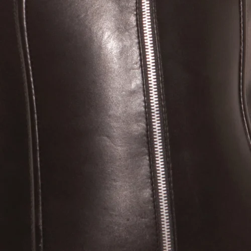 Elegant Moments Lingerie Leather Open Cup Corset With Zipper 7 Elegant Moments Lingerie Leather Open Cup Corset With Zipper