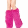 Leg Avenue Furry Lurex Leg Warmers Music Festival Wear