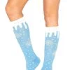 Leg Avenue Hosiery Snowflake Knee Highs