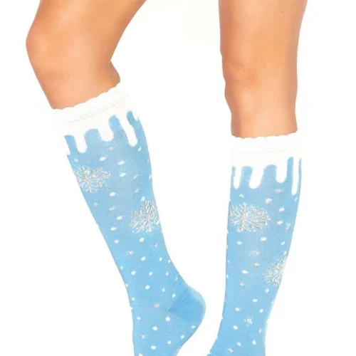 Leg Avenue Hosiery Snowflake Knee Highs