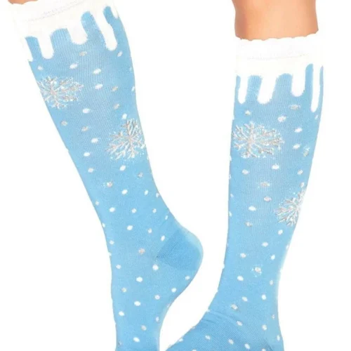 Leg Avenue Hosiery Snowflake Knee Highs