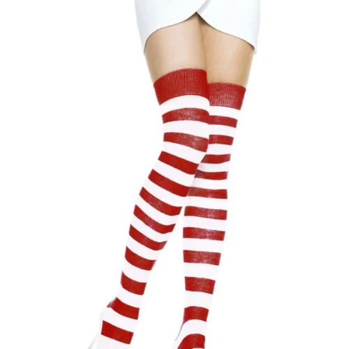 Leg Avenue Lycra Striped Thigh Highs Stockings