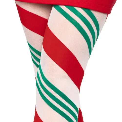 Leg Avenue Hosiery Holiday Ribbon Striped Tights