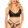 Leg Avenue Hearts Bra And Panty Set