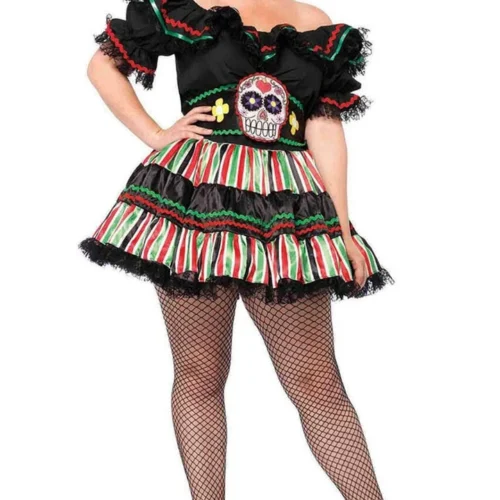 Leg Avenue Plus Costumes Queen Size Dia De Los Costume 6 Leg Avenue Plus Costumes Queen Size Dia De Los Costume