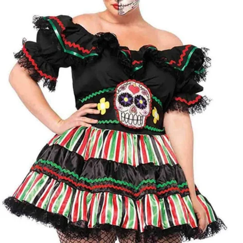 Leg Avenue Plus Costumes Queen Size Dia De Los Costume 7 Leg Avenue Plus Costumes Queen Size Dia De Los Costume