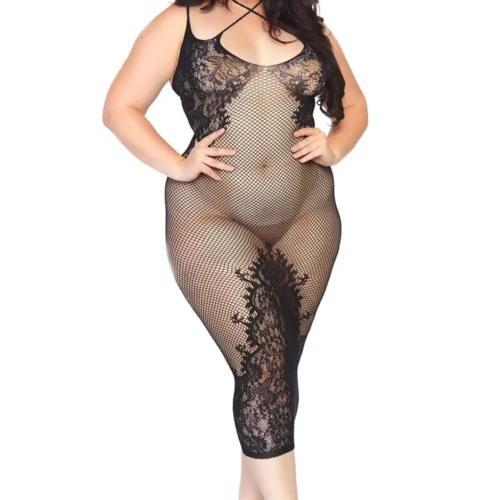 Leg Avenue Lingerie Lattice Body Con Chemise