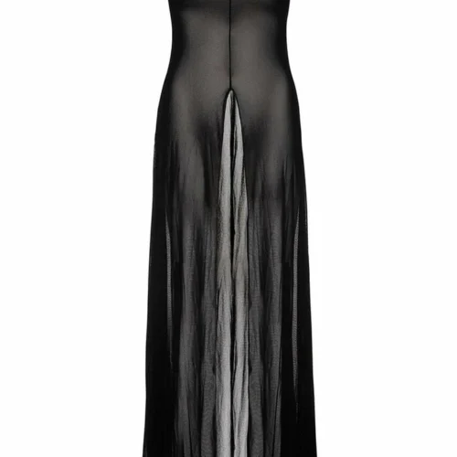 Leg Avenue High Slit Lingerie Gown 8 Leg Avenue High Slit Lingerie Gown