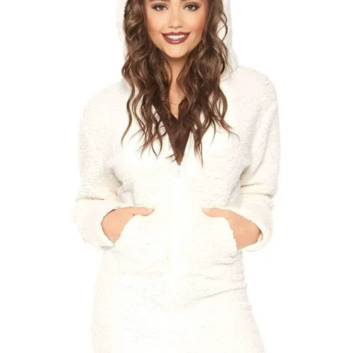 Leg Avenue Sexy Halloween Costumes Polar Bear Onesie Costume