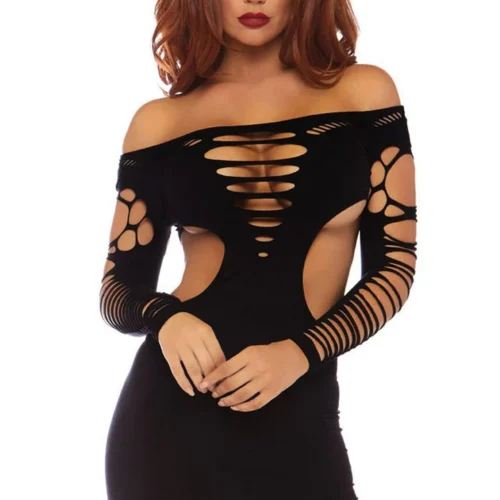 Leg Avenue Shredded Mini Dress