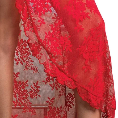 Leg Avenue Rose Lace Lingerie Gown