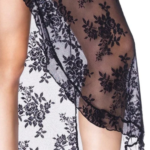 Leg Avenue Rose Lace Lingerie Gown