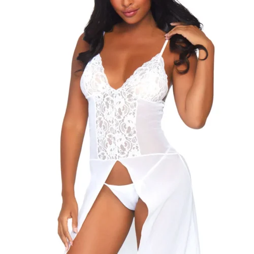 Leg Avenue Long Sheer Lingerie Gown