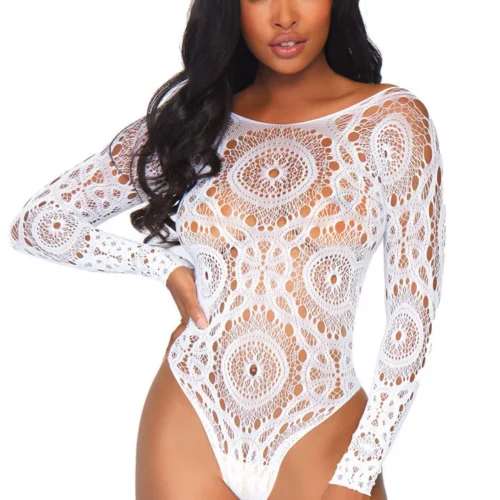 Leg Avenue Lingerie Crochet Lace Teddy