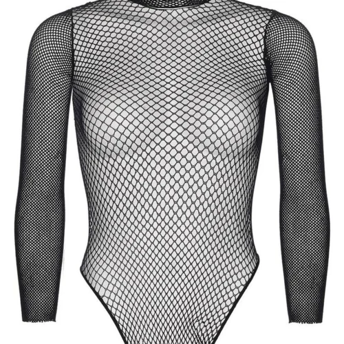 Leg Avenue High Neck Fishnet Bodysuit