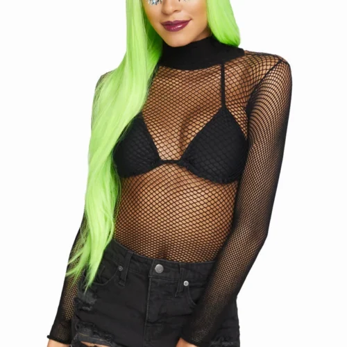 Leg Avenue High Neck Fishnet Bodysuit