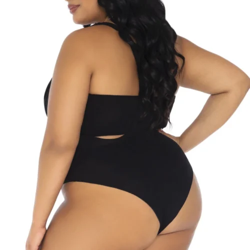 Leg Avenue Plus Size Bandeau Top And Bodysuit Set