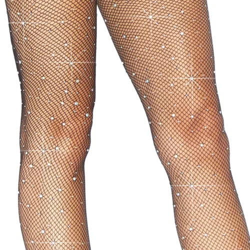 Leg Avenue Hosiery Rhinestone Fishnet Tights