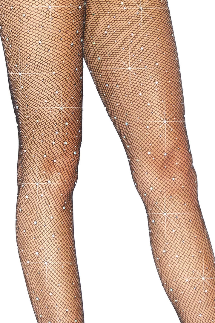 Leg Avenue Hosiery Rhinestone Fishnet Tights 2 Leg Avenue Hosiery Rhinestone Fishnet Tights