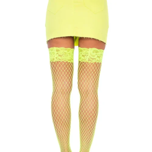 Leg Avenue Stay Up Fishnet Thigh Highs Hosiery