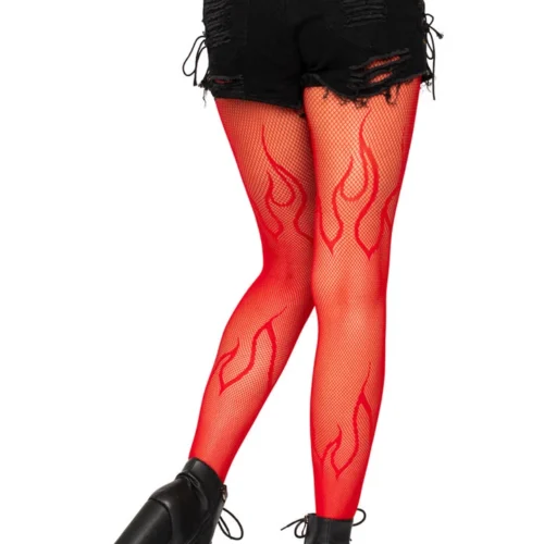 Leg Avenue Flame Net Tights