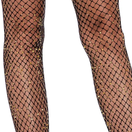 Leg Avenue Shimmer Fence Net Tights Hosiery