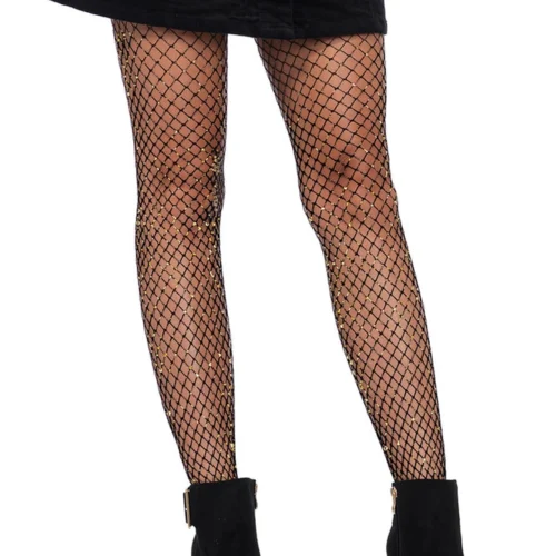 Leg Avenue Shimmer Fence Net Tights Hosiery