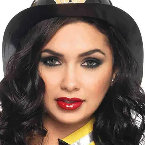 Leg Avenue Black Fire Chief Hat