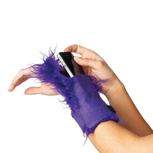 Leg Avenue Faux Fur Wrist Wallet