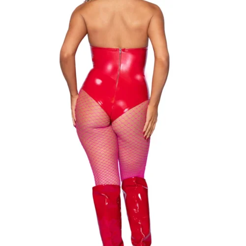 Leg Avenue Boned Vinyl Bodysuit