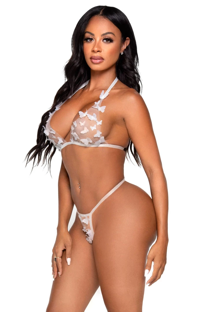 Leg Avenue Butterfly Kisses Bra Set 5 Leg Avenue Butterfly Kisses Bra Set