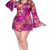 Leg Avenue Plus Size Retro Hippie Costume