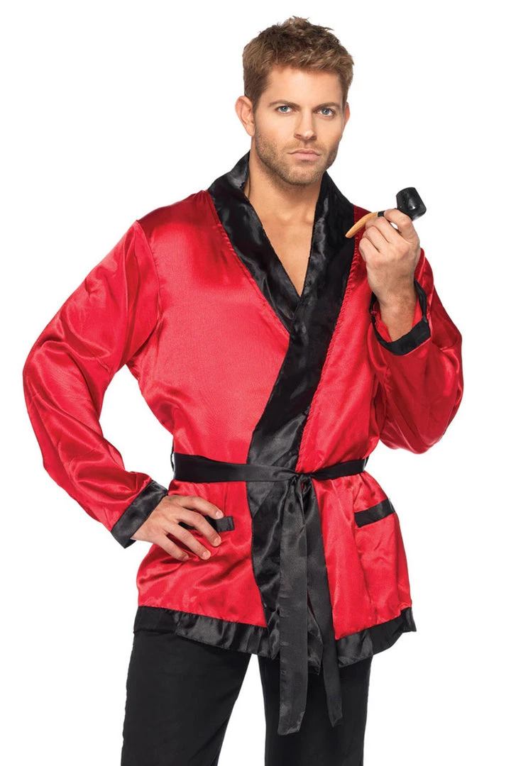 Leg Avenue Sexy Halloween Costumes Men's Smoking Jacket Costume 2 Leg Avenue Sexy Halloween Costumes Men's Smoking Jacket Costume