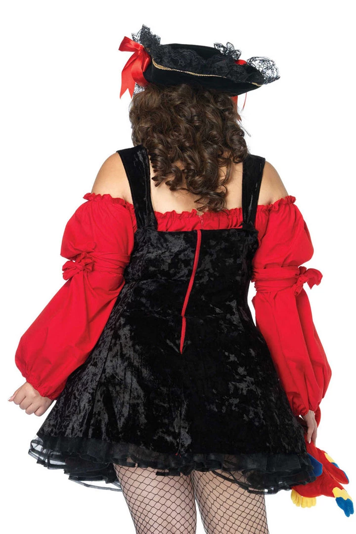 Leg Avenue Plus Size Vixen Pirate Wench Costume 2 Leg Avenue Plus Size Vixen Pirate Wench Costume
