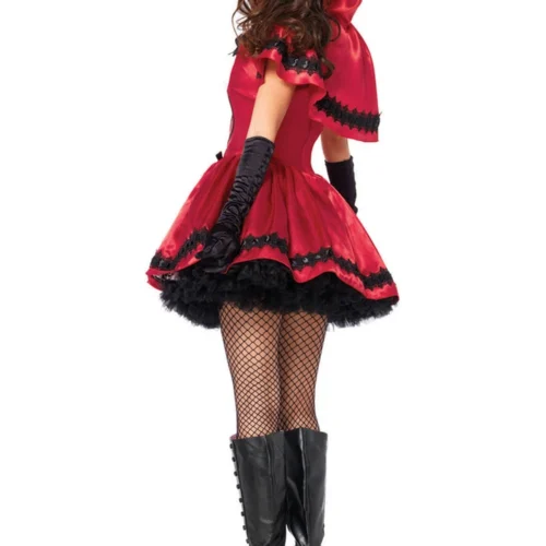 Leg Avenue Sexy Halloween Costumes Gothic Red Riding Hood Costume