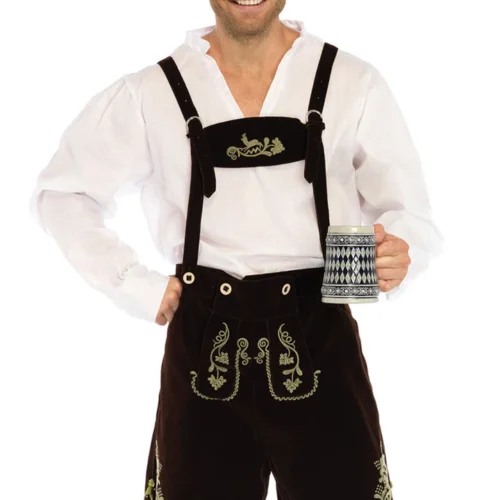 Leg Avenue Sexy Halloween Costumes Men's Lederhosen Oktoberfest Costume