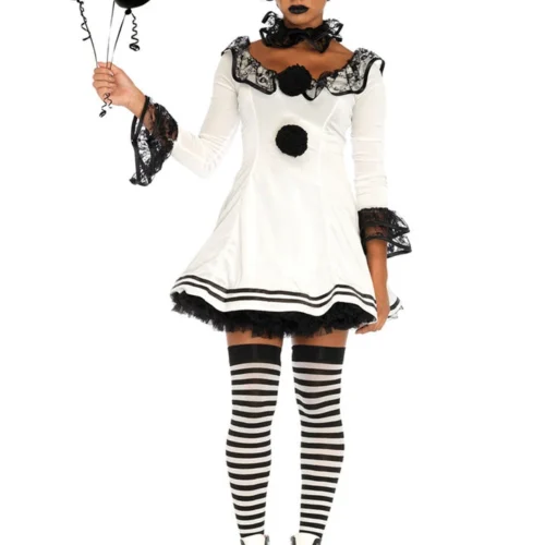 Leg Avenue Sexy Halloween Costumes Black And White Clown Costume 5 Leg Avenue Sexy Halloween Costumes Black And White Clown Costume