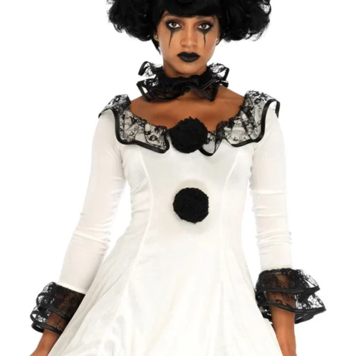 Leg Avenue Sexy Halloween Costumes Black And White Clown Costume