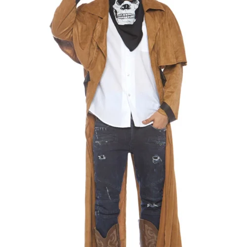 Leg Avenue Sexy Halloween Costumes Faux Suede Western Coat