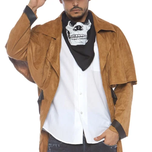 Leg Avenue Sexy Halloween Costumes Faux Suede Western Coat
