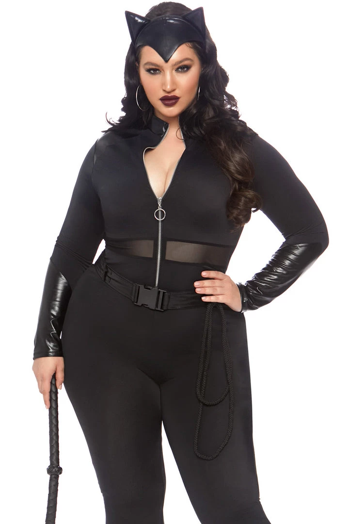 Leg Avenue Plus Size Sultry Supervillain Costume 4 Leg Avenue Plus Size Sultry Supervillain Costume