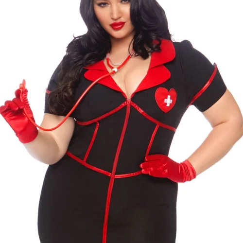 Leg Avenue Plus Size Bedside Babe Costume