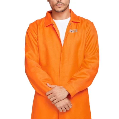 Leg Avenue Sexy Halloween Costumes Men's Prison Jumpsuit Costume