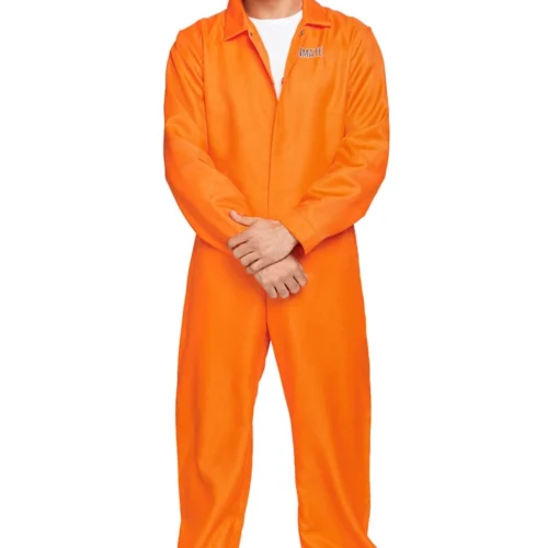 Leg Avenue Sexy Halloween Costumes Men's Prison Jumpsuit Costume