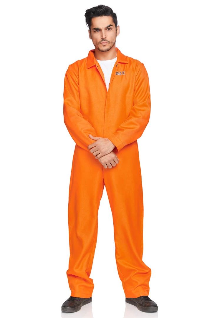 Leg Avenue Sexy Halloween Costumes Men's Prison Jumpsuit Costume 2 Leg Avenue Sexy Halloween Costumes Men's Prison Jumpsuit Costume
