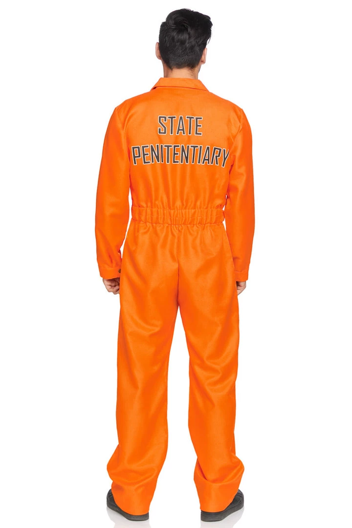 Leg Avenue Sexy Halloween Costumes Men's Prison Jumpsuit Costume 3 Leg Avenue Sexy Halloween Costumes Men's Prison Jumpsuit Costume