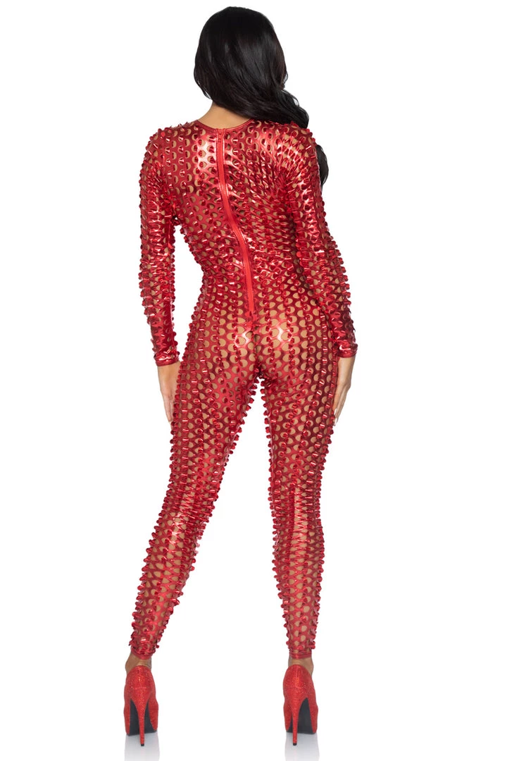 Leg Avenue Sexy Halloween Costumes Laser Cut Metallic Catsuit 3 Leg Avenue Sexy Halloween Costumes Laser Cut Metallic Catsuit