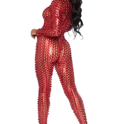 Leg Avenue Sexy Halloween Costumes Laser Cut Metallic Catsuit 13 Leg Avenue Sexy Halloween Costumes Laser Cut Metallic Catsuit